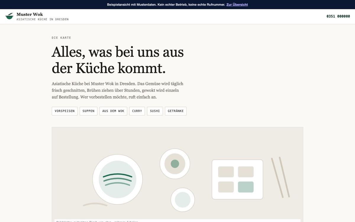 Rechneransicht des Entwurfs 01 Karte