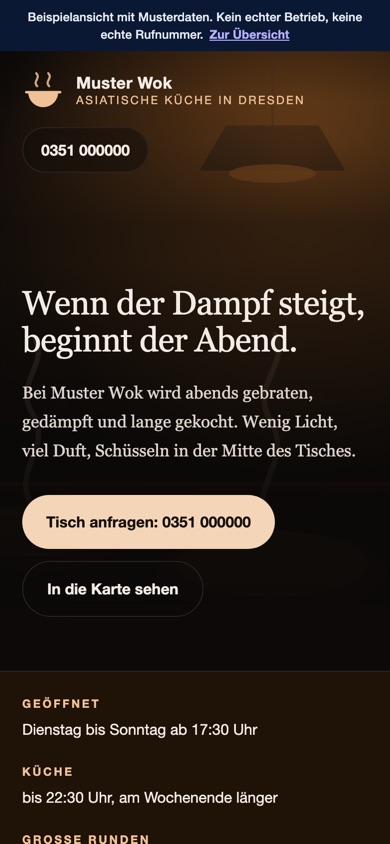 Handyansicht des Entwurfs 02 Dampf