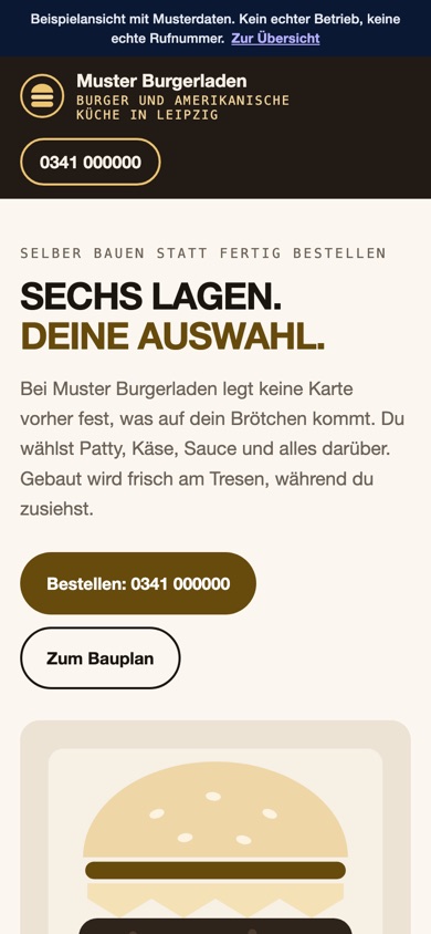 Handyansicht des Entwurfs 02 Bauen