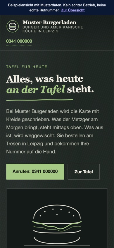 Handyansicht des Entwurfs 04 Tafel