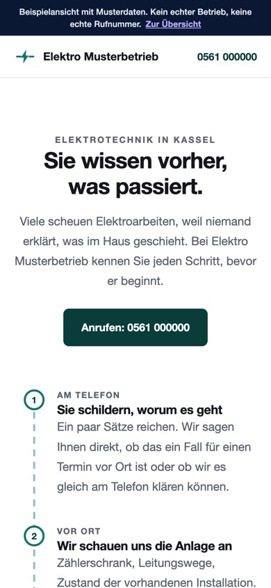 Handyansicht des Entwurfs 05 Stromkreis