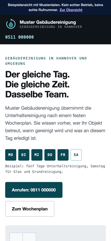 Handyansicht des Entwurfs 03 Turnus