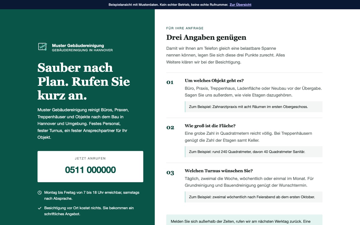 Rechneransicht des Entwurfs 06 Anfrage