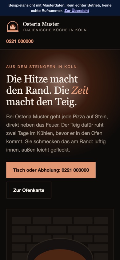 Handyansicht des Entwurfs 02 Forno