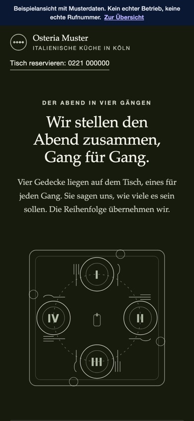 Handyansicht des Entwurfs 03 Gänge
