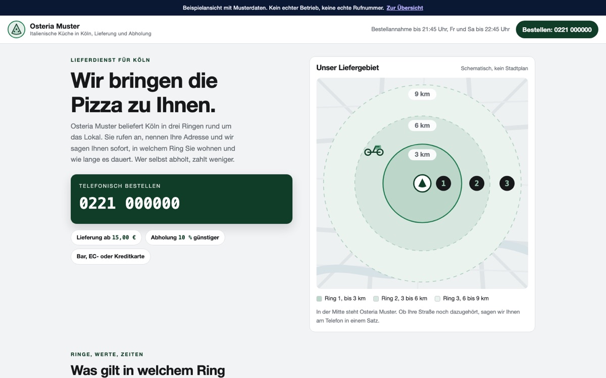 Rechneransicht des Entwurfs 04 Lieferung
